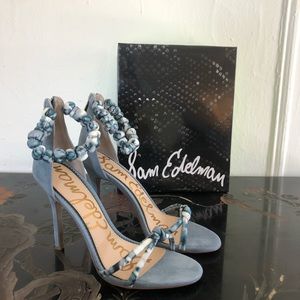 BRAND NEW Sam Edelman Aria Sta Blue Mult 8.5
